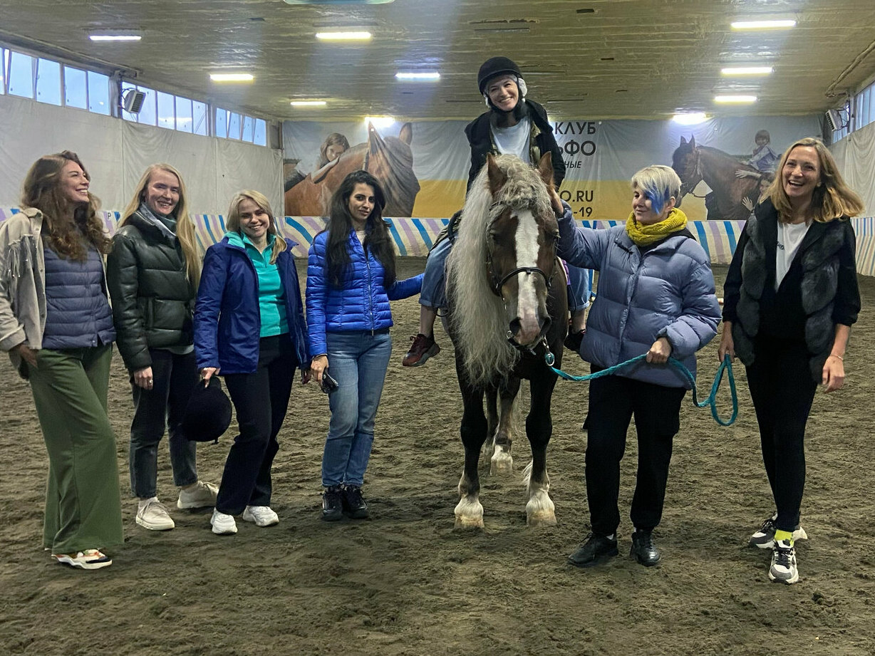 Тренинги и терапевтические группы с участием лошадей